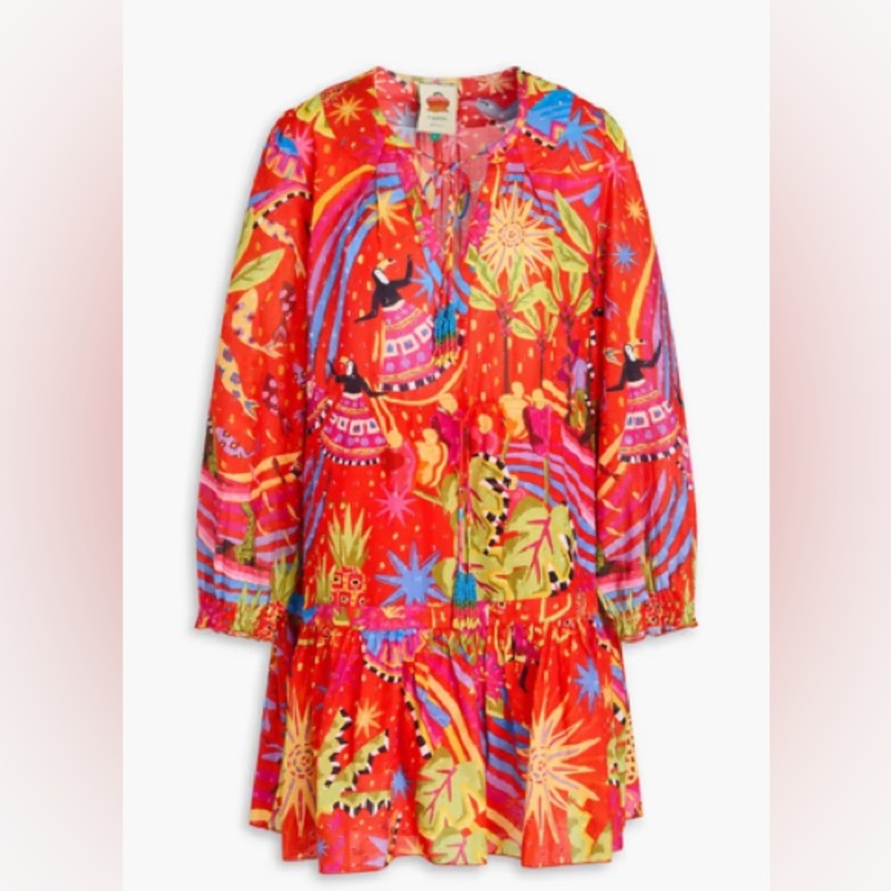 NWOT Farm Rio Magic Forest Cotton Mini Dress